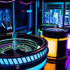 wither app showing live baccarat table and deposit options via DANA and QRIS